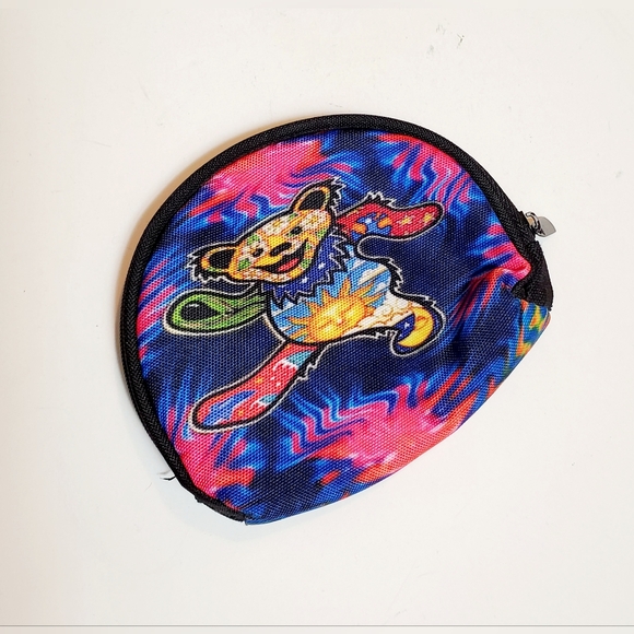Retro Psychedelic Coin Purse Change Pouch - Picture 1 of 3
